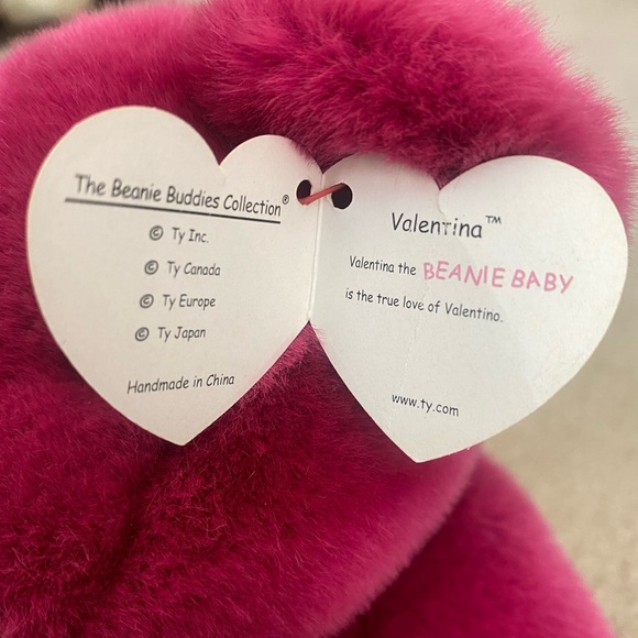 ❤️ 2000 TY Valentina ORIGINAL BEANIE BUDDIES COLLECTION❤️ - Rare and Retired - Picture 5 of 7
